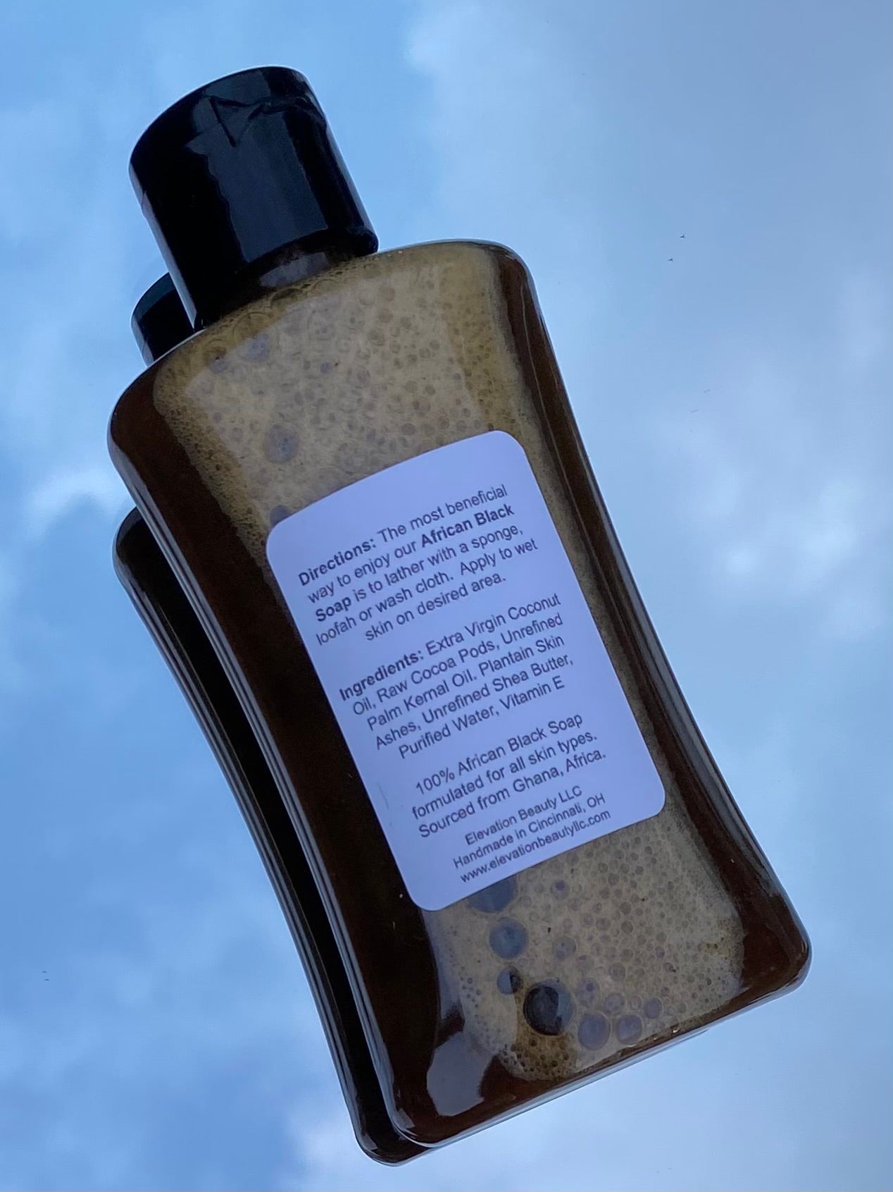 Raw Liquid African Black Soap